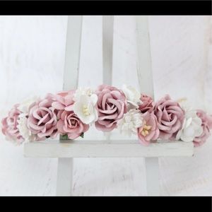 Handmade flower crowns.